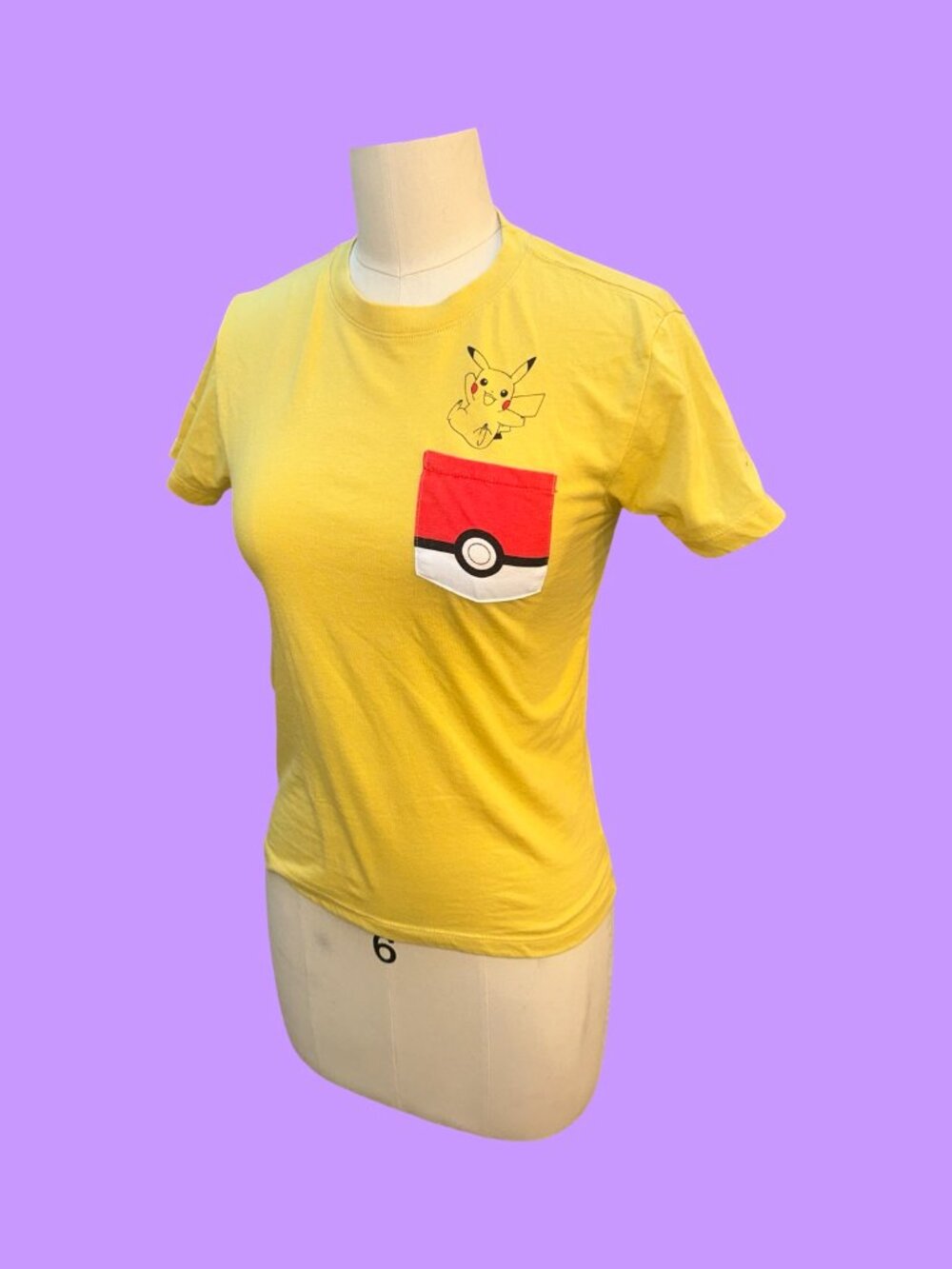 Yellow Pikachu Pokemon Shirt - Picture 3 of 7